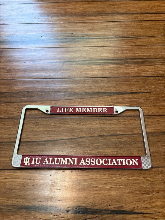 Other - Indiana University Alumni License Plate Frame Hoosiers Life Member Bloomington
